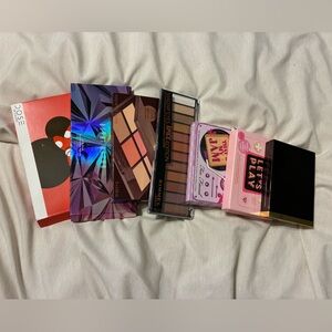 Multiple eyeshadow and makeup palettes. Never been used.